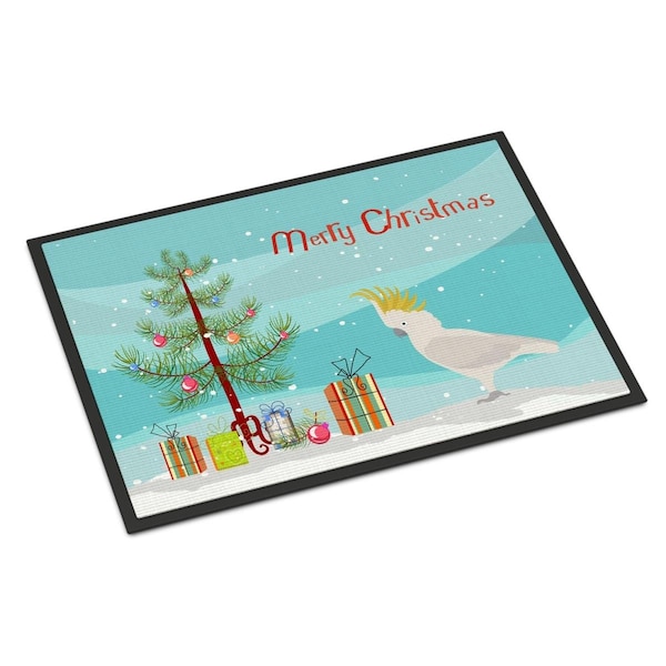Carolines Treasures 18 x 27 in. Cockatoo Merry Christmas Indoor or Outdoor Mat CK4499MAT - main